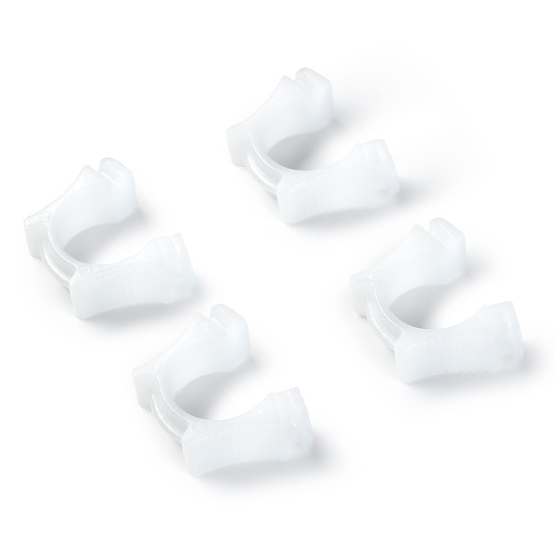 Prym End Stop, White, Endfeststeller weiß, 6 Stück