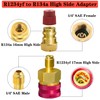 Saipor 2Pcs R1234YF Quick Couplers Kit, R1234yf to R134a Conversion