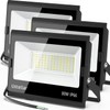 Ustellar 3 Pack 80W LED Flood Lights Outdoor Bright 800W
