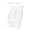 Marketing Holders 3 Tier Stand Flyer Take One Holder Slatwall