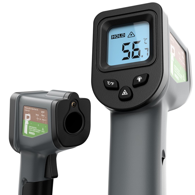 Oliver's Kitchen® Infrared Thermometer - User-Friendly - Measure Temperature with