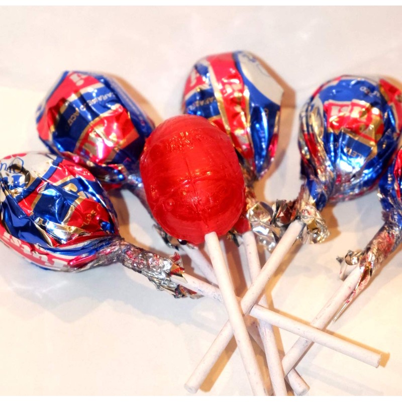 Tutsi Pop La Original Mexican Candy Pops with Cherry Flavor