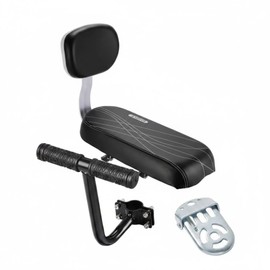 Bicycle Rear Rack Seat for Kids – Soft PU Leather Cushion with Back Support for Family Cycling Adventures