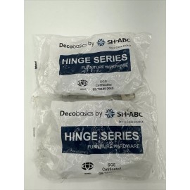 DecoBasics Lot of 2 DecoBasics By SH-ABC Cabinet Door Hinges Self Closing 2/Pack 300464