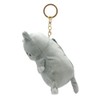 Yamani Tsumamikko 11640 Zippered Mascot Amemori-kun Approx. 4.7 x 2.6