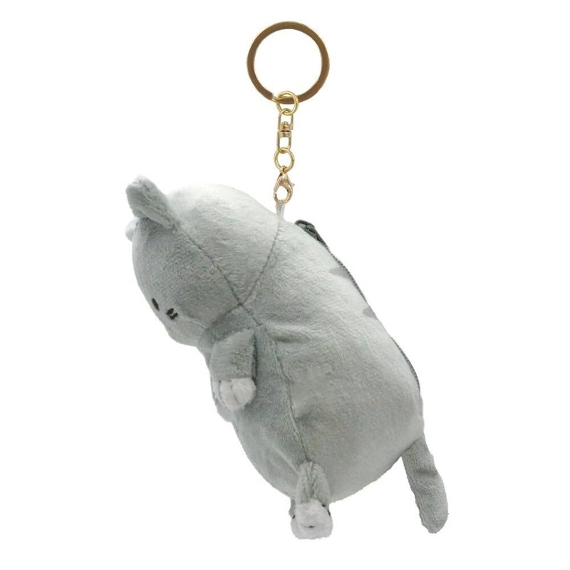 Yamani Tsumamikko 11640 Zippered Mascot Amemori-kun Approx. 4.7 x 2.6