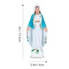 PRETYZOOM Virgin Marie Statue Religious Figure Catholic Mary Mother of