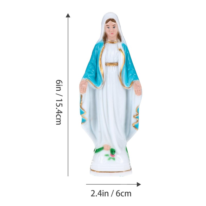 PRETYZOOM Virgin Marie Statue Religious Figure Catholic Mary Mother of