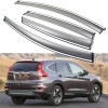 Honda 2012-2016 Honda CRV Window Visor Vent Rain Deflector Chrome