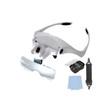 Lighted Head Magnifying Glasses Headset with Light, 1X to 3.5X