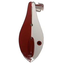 Tournament Grade Tackle - TGT 10.5 Inch Rattling Bunker Spoon (Red & White)