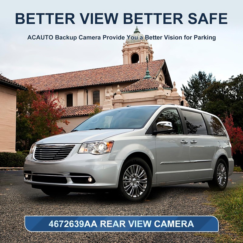 ACAUTO Rear View Backup Camera Fit for Chrysler Town &