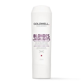Goldwell Dualsenses Blondes & Highlights Anti-Yellow Tint Conditioner for Blonde and Highlighted Hair, 200 ml