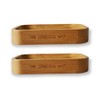 Bamboo Soap Dish (2 Pack) - Soap Holder for Shower