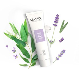MAVEX Foot Daily Care Cream, Foot Cream for Continuing Pedicure Treatment at Home, Made of Eucalyptus and Lavender, Vitamin E, Urea and Natural Lipids, 100 ml