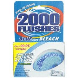 2000 Flushes Blue Plus Bleach, 3.5 oz
