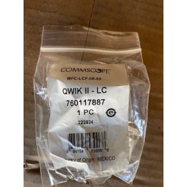 Commscope 760117887 Qwik II LC Fiber Optic Connector - BUY MORE & SAVE!!!