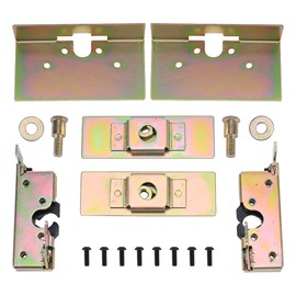 BATONECO Bear Claw Door Latch Kit, Large Locking Bear Jaw Latch Set, Universal Standard Bear Claw Car Door Latch
