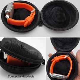 Yiyifor Watch Box, Pack of 2 Watch Case, Portable Watch Case, Watch Bag with Padded, EVA Watch Box Organiser, Suitable for All Watches and Smartwatches, Necklace Earphones, Waterproof and Drop-Proof,