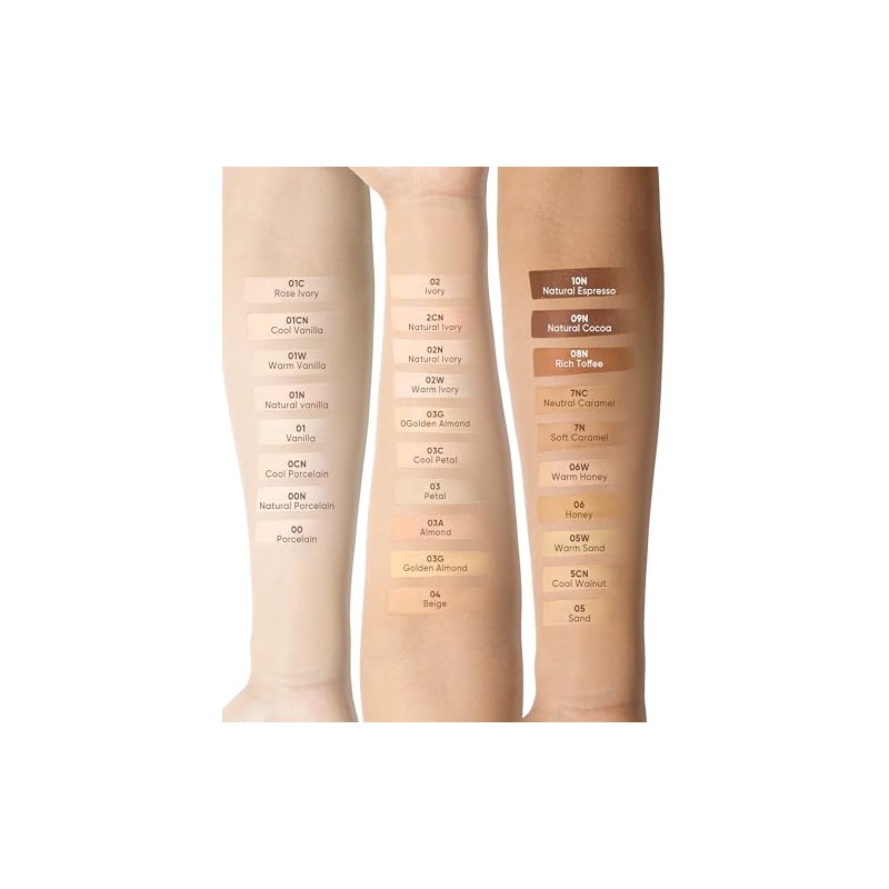 SKINTIFIC Velvet Matte Cushion Foundation Blue #02 Ivory| Full Coverage,12H