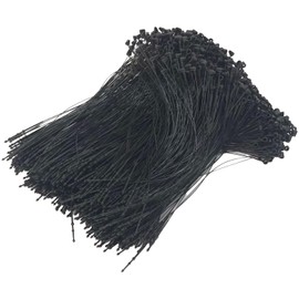 Audiophile Spelling String Tagging Loop Fastener Loop Lock Black Price Tag Convenient Fastener Loop Pin Plastic Commercial Clothing Clothing Tag Fastener for Tagging Loops Stores Tape Ties Tag Twine