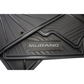 Floor Mats for Murano OEM Genuine - All Weather - Heavy Duty - (2015,2016,2017,2018, 2019, 2020,2021,2022,2023,2024) Complete Set (Black)