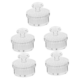 Beavorty 5pcs Portable Facial Cleansing Brush Manual Face Wash Tool for Deep Cleaning Exfoliating and Massaging Sensitive Skin Lightweight and Easy to Use for Daily Skincare Routine