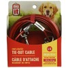 Dogit Tie-Out Cable - Red - Large - 6 m