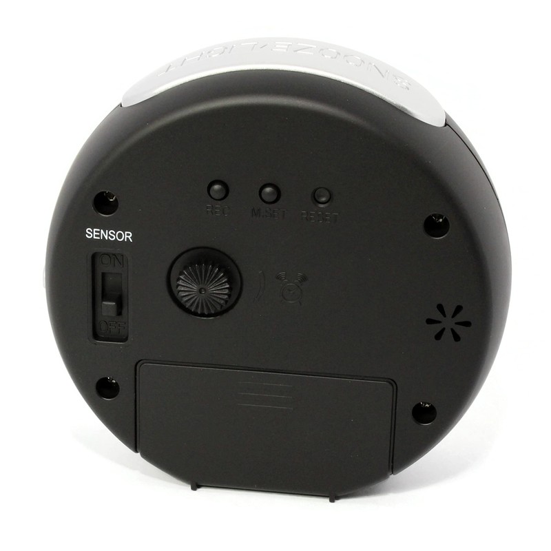 Atlanta 1850-7 Wireless Alarm Clock without Ticking with Night Light