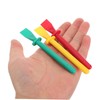 DIYEAH Set of 15 Palette Sticks, Glue Brush, Leather Glue
