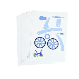 3D Pen Stencils, 20 Sheets 40 Patterns 3D Drawing Paper Templates, with a Reusable Transparent PVC Drawing Board, 3D Art Pen Accessories Set for Kids Ages 8-10 and Adults Starter for 3D Printing Pen