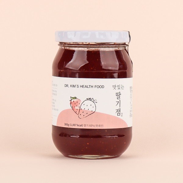 Jaesik Kim Health Food [Jaesik Kim Health Food] 3 bottles of delicious strawberry jam 380g, 3 bottles of delicious strawberry jam 380g / 김재식 헬스푸드 [김재식헬스푸드] 맛있는 딸기잼 380g 3병, 맛있는 딸기잼 380g 3병