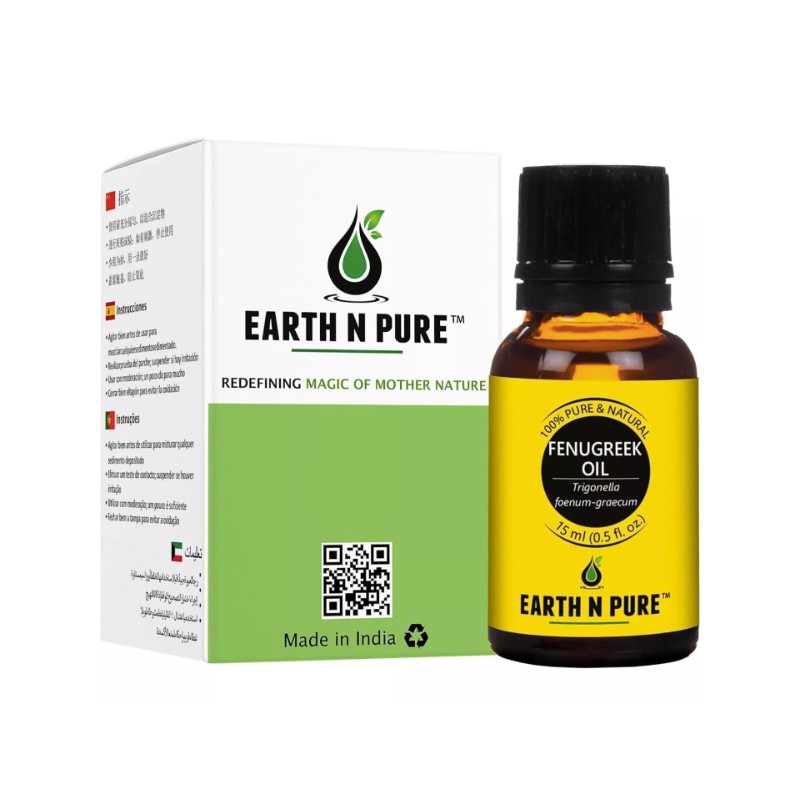 Pure Fenugreek Seed Oil (Methi Oil) Cold Pressed, Natural Therapeutic