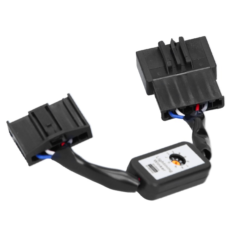 Pair LED Tail Lights Dynamic Turn Signal Adapter Harness Blinker