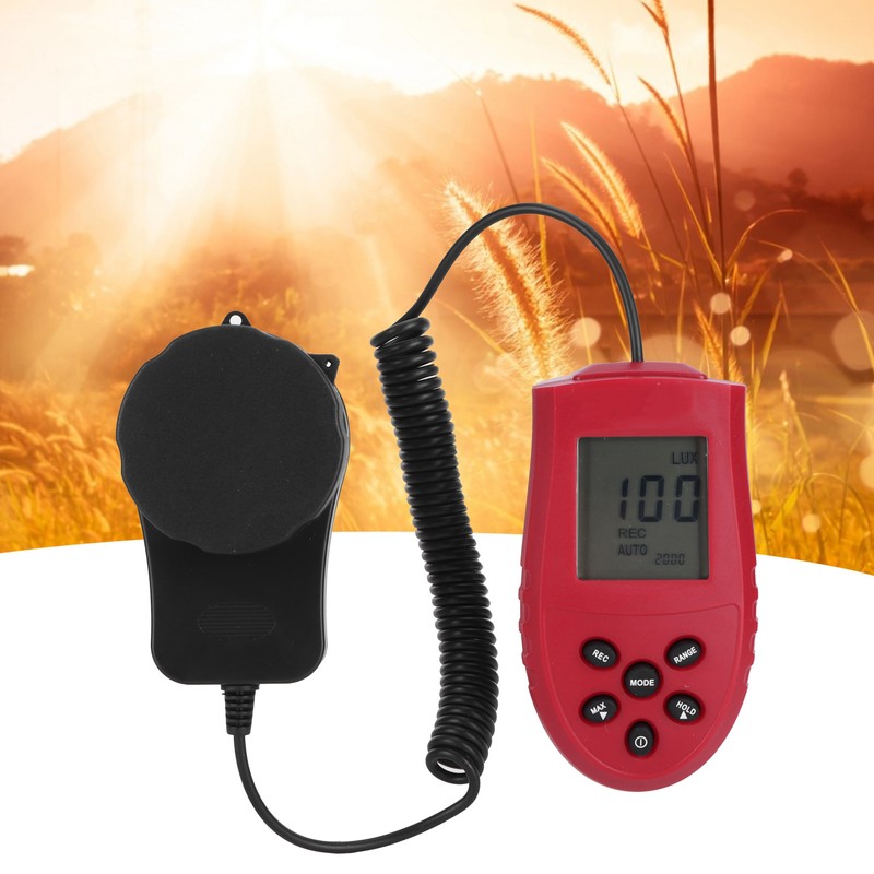 HS1010A Handheld LCD Luminometer Digital Photometer Luxmeter Light Meter Illuminance