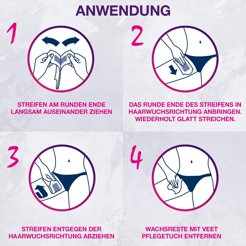 Veet Bikini Cold Wax Strips, Pack of 3 (3 x