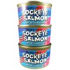 Wild Caught Sockeye Salmon (Pack of 3), 7.5 oz Can