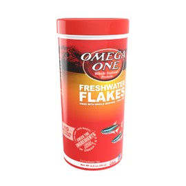 Omega One Freshwater Flakes, 2.2 oz