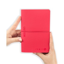 COMIX U, Medium 2025 Weekly Planner 12 Months with Calendar, Planner, Space for Notes and Notes - 11.8 x 18 cm, Red