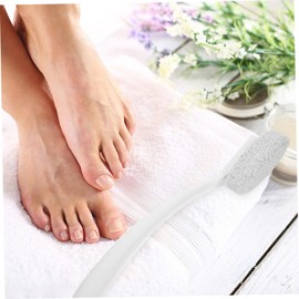 OATIPHO Long Handle Pumice Foot File 1 Piece Callus Remover for Feet for Dead Skin for Pedicure and Hard Skin Removal