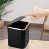 Small Table Bin with Lid, 2 L, Mini Table Waste