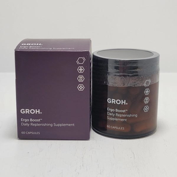 GROH Ergo Boost Daily Replenishing Supplement 60 capsules | New