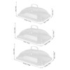 Rectangle Shape Food Cover, Transparent Splatter Cover Cookware Bakeware Lids