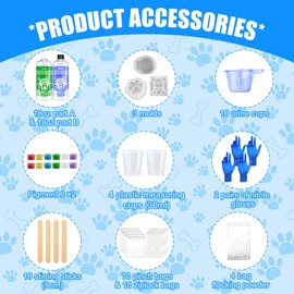 Silicone for Taba Squishy kit for Adult Hobby, 36oz Fast Cure Liquid Silicone Squishy Maker with 1:1 AB Ratio, Super Soft Silicones Rubber Making Kits for Cat Paw, Snapper, DIY Stress Relief Gifts