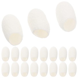 NOLITOY 60pcs Face Cleansing Silkworm Balls Face Cleaning Cocoons Ball Cleaning Face Balls