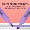 Sharpie® Tank Resaltador/Marcador de Texto, Punta Cincel/Biselada, Surtidos, 4 Piezas,