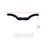 2 Pcs 4" Nylon Rope Cleat Marine Grade, Black