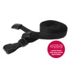 Customcard ltd® Set of Black Neck Strap Lanyard with Plastic