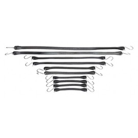 Bungee Strap Assortment, S-Hook, PK10