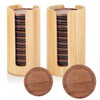 AFOROEOA 2 Pack Mason Jar Lid Organizer (Wide Mouth &